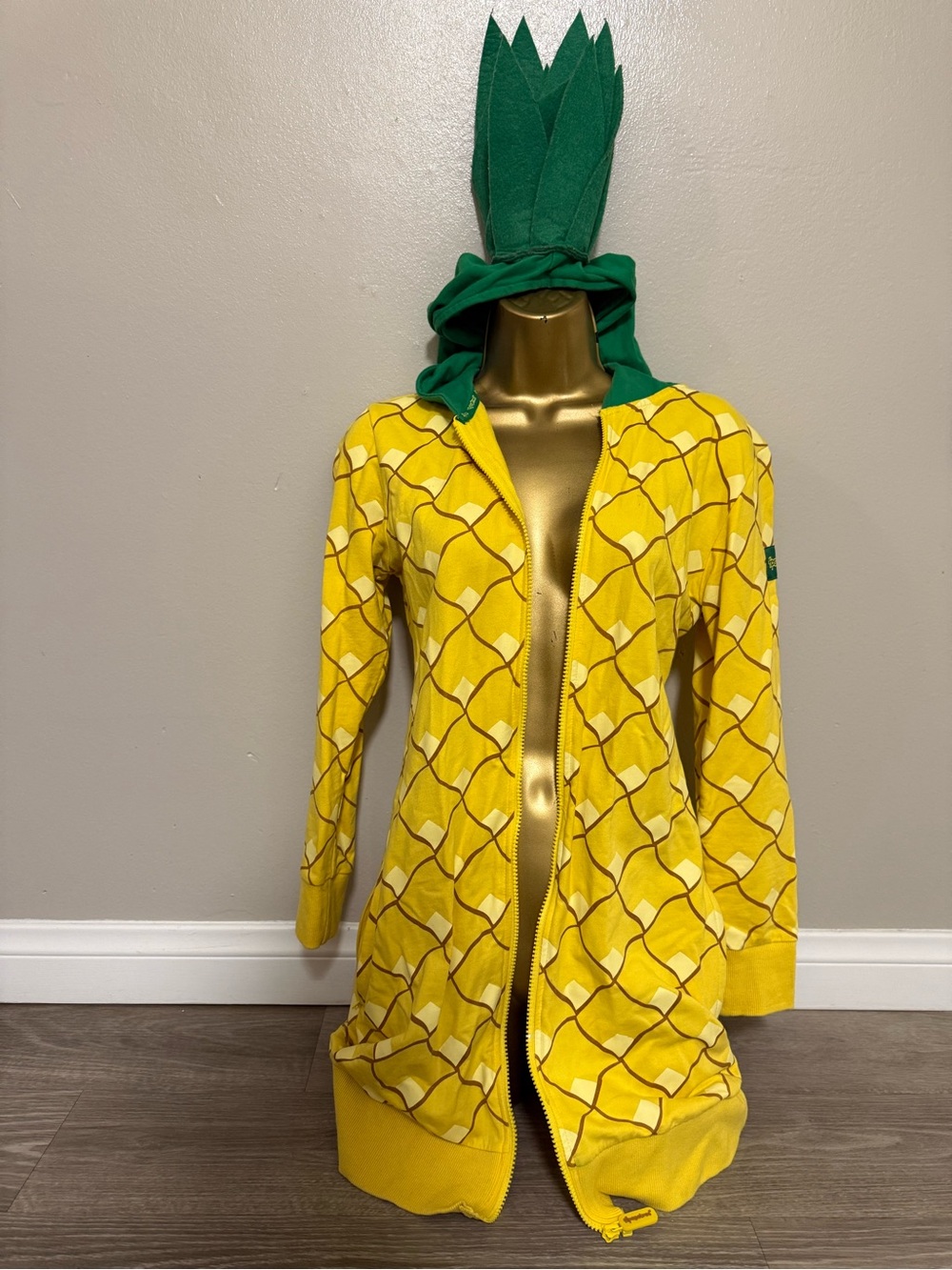 Tipsy Elves Pineapple Onesie/Zipper Jacket with Hood